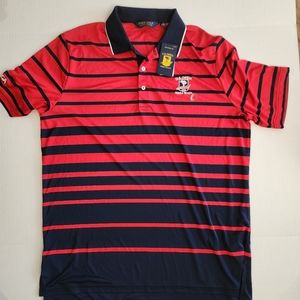 US Open Golf Polo XL Navy/Red